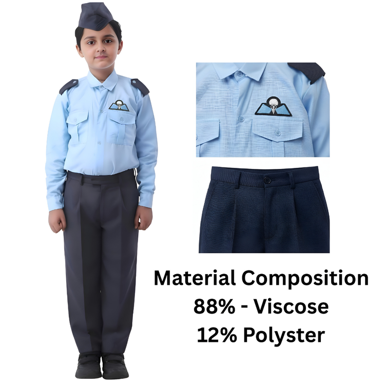 Kids Air Force pilot costume Republic Day fancy dress