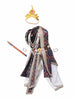 Krishna Costume for Kids - Multicolour Patka & White Dhoti