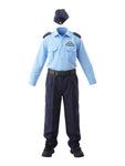 Kids Air Force Pilot Costume Sky Blue Uniform Fancy Dress - front