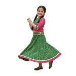 Handcrafted Traditional Rajasthani Bandhani Lehenga with Rich Ethnic Work