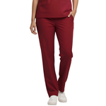 Medical Scrubs Set Men Comfort Fit – Maroon V-Neck T-Shirt & Pants