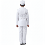 Kids Navy Style Costume Set – Sailor Shirt, Trousers, Cap & Salute Outfit for Role Play