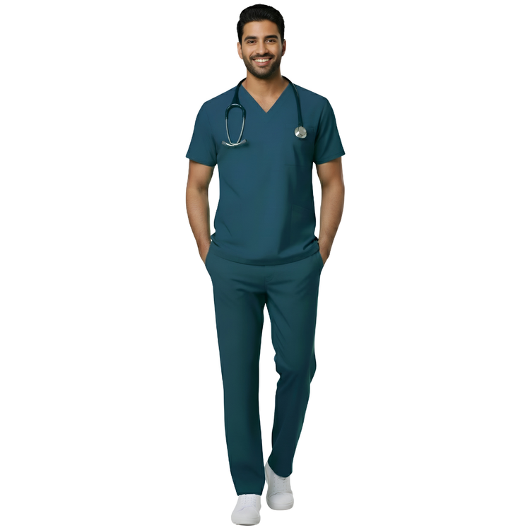 men’s nursing scrubs, doctor scrubs for men, men’s hospital scrubs, men’s healthcare uniforms