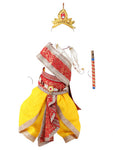 Krishna Costume for Kids - Red Patka & Yellow Dhoti - view 1