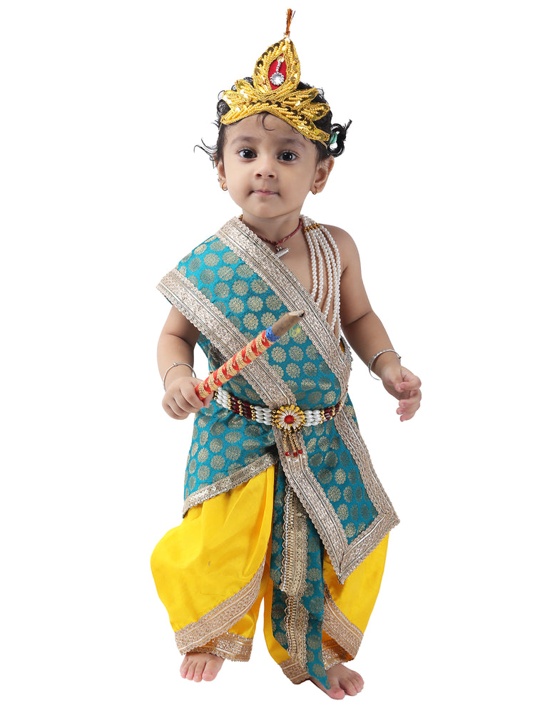 Kids Krishna Combo Set Pack of 2 Dress for Baby Boys | Janmashtami, Fancy Dress, Temple & Festive Wear Costume