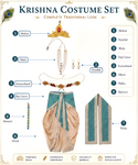 Krishna Costume for Baby Boy, Kanha Dress for Kids, Bal Gopal Mythological Fancy Dress for Janmashtami