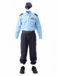 Kids Air Force Pilot Costume Sky Blue Uniform Fancy Dress - with cap